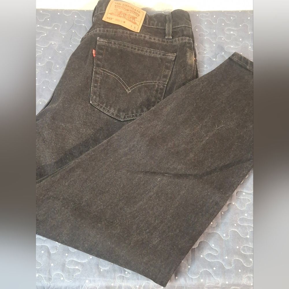 Levi's 522 Women's Black Jeans size 18 short